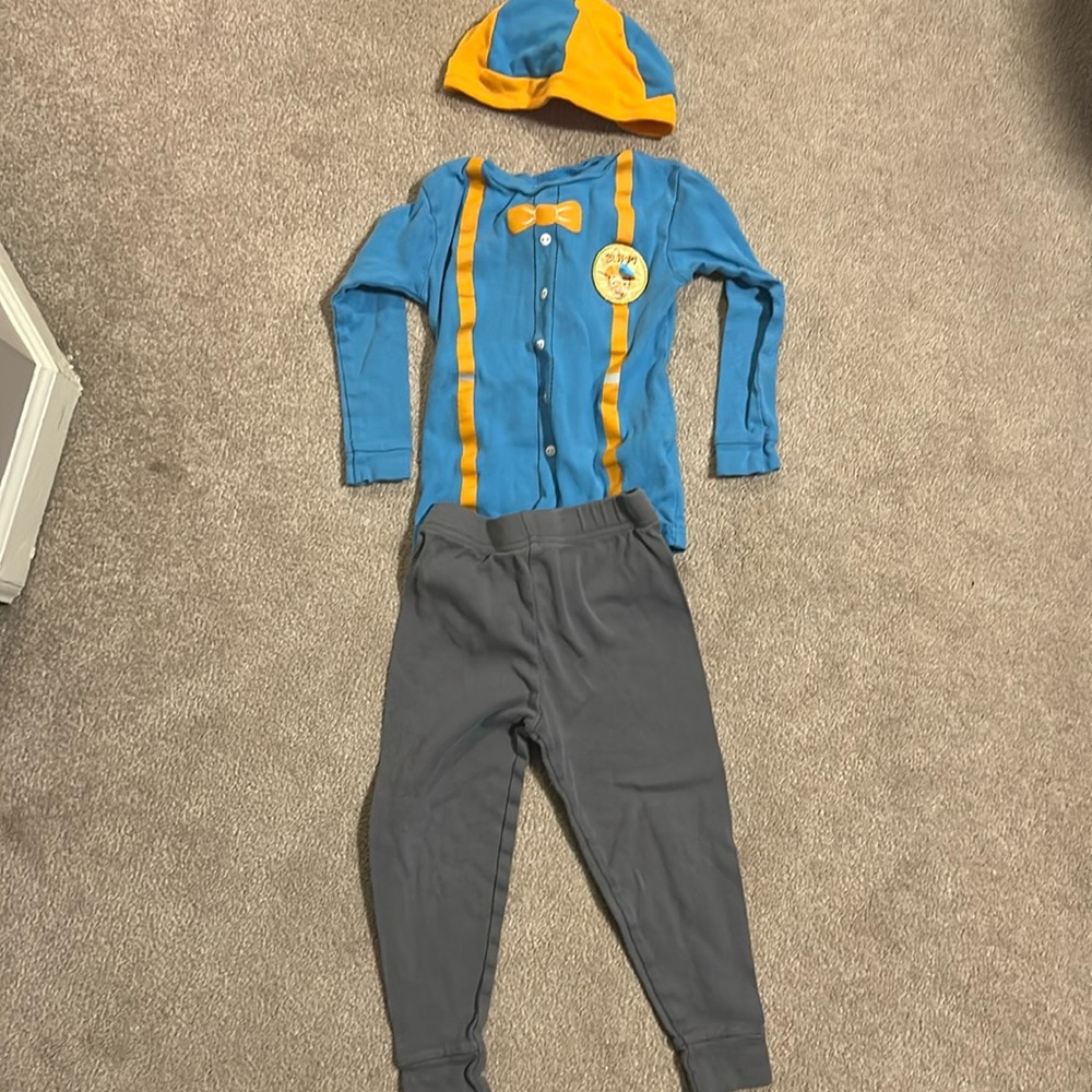 Blippi pajamas with hat